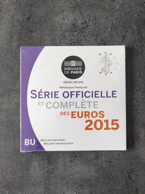 COFFRET BU EURO France 2015 Annuel avec Blister Neuf Parfait Officiel