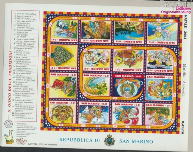 San Marino 2120-2135 zd-pliegos (completa edición) nuevo con goma ori (9350580