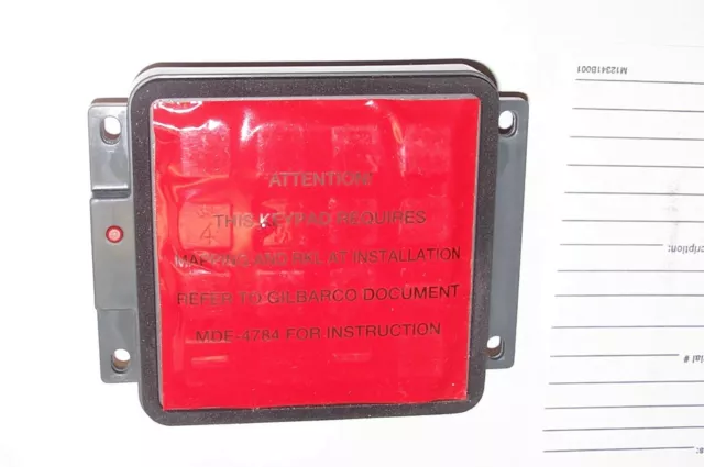 New Gilbarco Keypad M08228B003 M08228K003 E300, E500 Advantage EPP Key pad