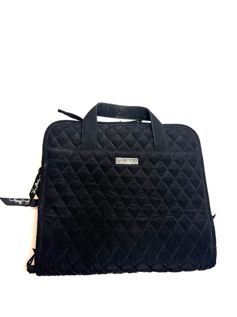 Vera Bradley Black Travel Organizer Hanging Make Up Case Toiletry Bag