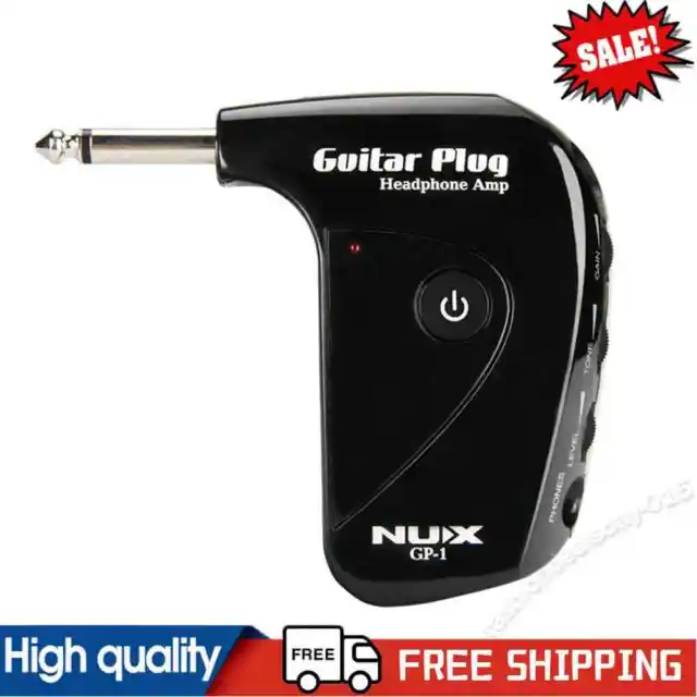 NUX GP-1 Portable Electric Guitar Amplifier Amp Mini Headphone Amp Built-in Dist