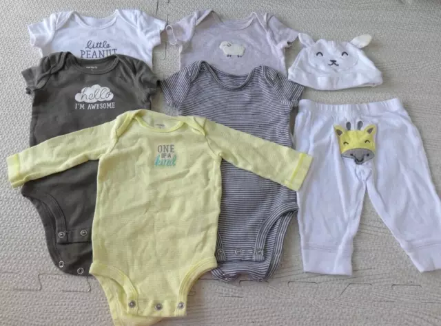 Lotto body bambino pacchetto ragazzo ragazza carino cappello con fondo I am fantastico 3 mesi