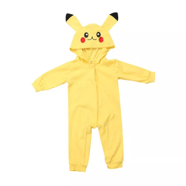 Neugeborenes Baby Junge Mädchen Dinosaurier Pikachu Kostüm Body Strampler Overall Outfits