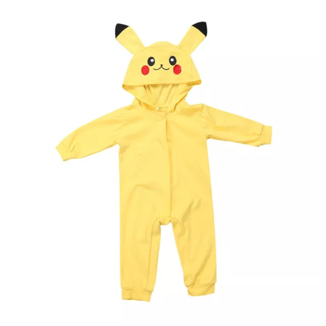 Newborn Baby Boy Dinosaur Girl Pikachu Costume Bodysuit Romper Jumpsuit Outfits