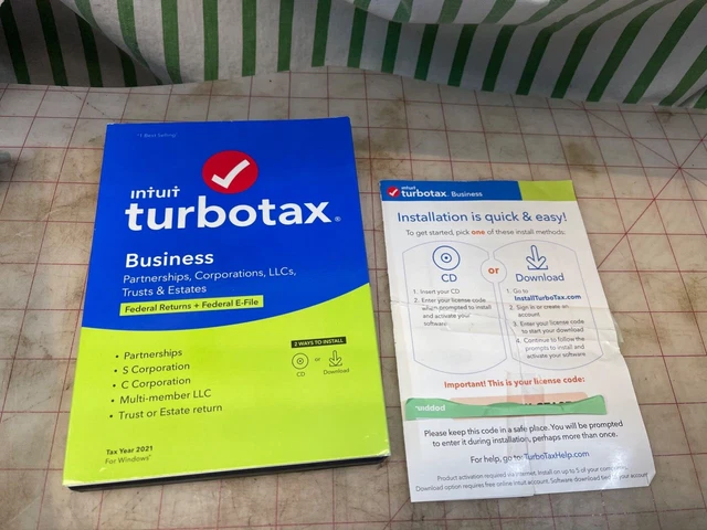 2019 TURBOTAX BUSINESS CORP ESTATE TRUST PARTNERSHIP Windows PC Download 2019 TURBOTAX BUSINESS CORP ESTATE TRUST PARTNERSHIP Windows PC Download