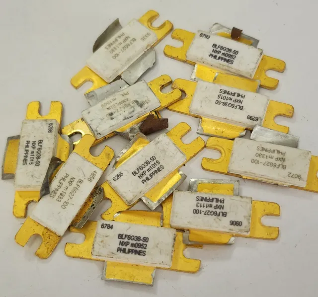 10pcs , 65g , scrap old RF component for gold recovery / recycling