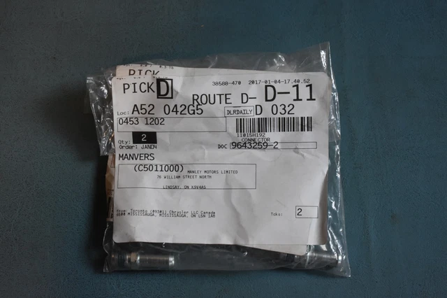 MOPAR 04531202 OIL Cooler Line Connector Package of 2 NOS OEM £24.89 ...