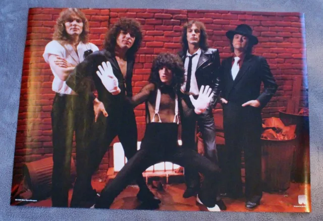 Reo Speedwagon 1980s Neal Doughty Kevin Cronin Bruce Hall Holland Poster VG C6