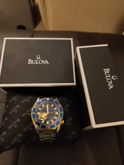 Bulova Marine Star Automatic 21 Jewels Brilliant Condition Mens Watch