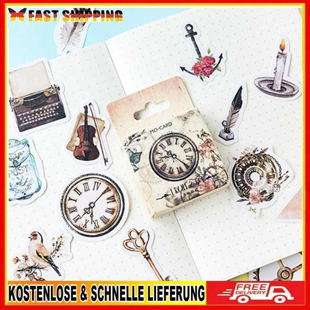 46pcs/box Hand Account Sticker Durable Narrative Chapter Party Decor Supplies