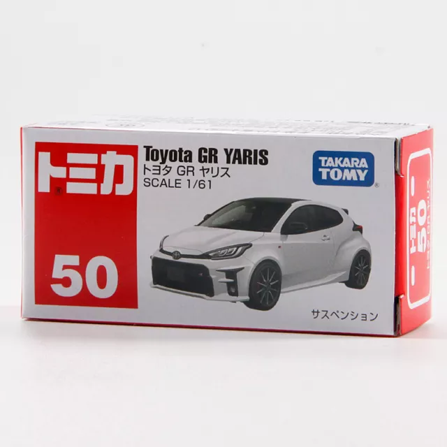 Taraka Tomy Tomica #50 Toyota GR Yaris Scale 1/61 Diecast Car