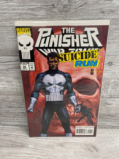 Marvel Comics The Punisher War Zone Suicide Run 8 # 25 Modern Age March 1994