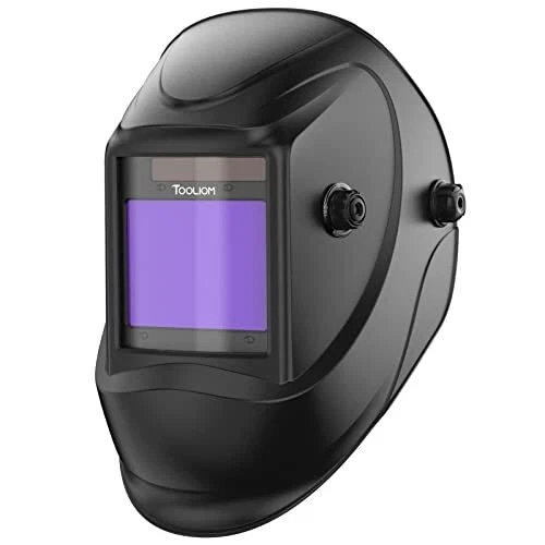 TOOLIOM Welding Helmet True Color Auto Darkening 1/1/1/2 Large Viewing 3.94"x...