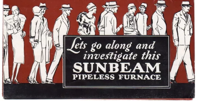 Sunbeam Pipeless Furnace Advertising Pamphlet