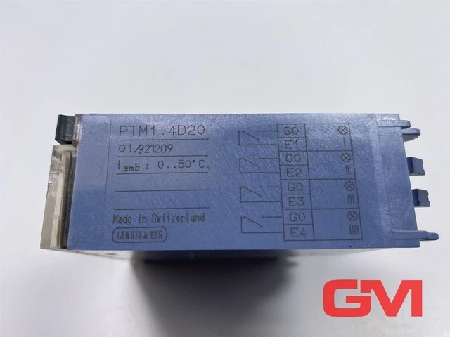 SIEMENS LANDIS GYR PTM Stellmodul UNIGYR PTM1.2Y10S-M Signalwandler ** Neu ** EUR 165,00 - DE