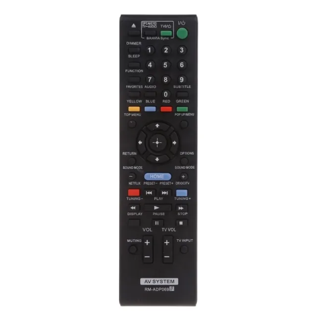 RM-ADP069 Replaced Remote Fit for Home Theater System RMADP069 HBDE580 BDV-T28
