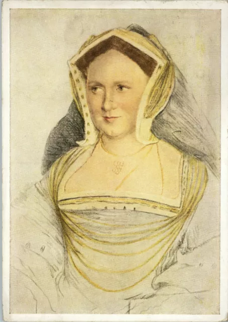 AK Hans Holbein d. J. Bildnis einer englischen Dame Wiechmann Nr. 2038