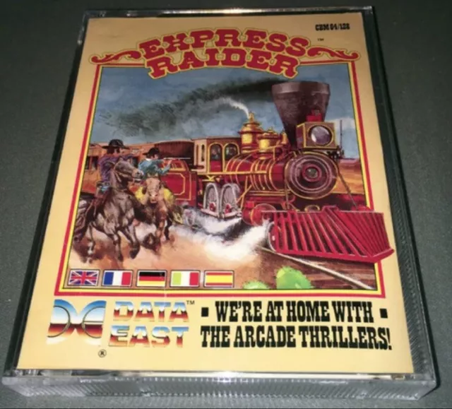 EXPRESS RAIDER - US GOLD / DATA EAST Commodore 64 / 128 Cassette / Tape - RARE