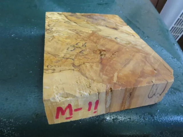 Mm-Spalted  Maple  Deluxe  Knife Block/Scales/ Calls/ Pen Blanks--M--11