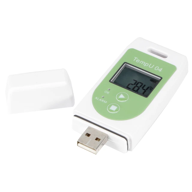 USB Digital Temperatur Feuchte Datenlogger Recorder Monitor Mit PDF SCF Repor SG