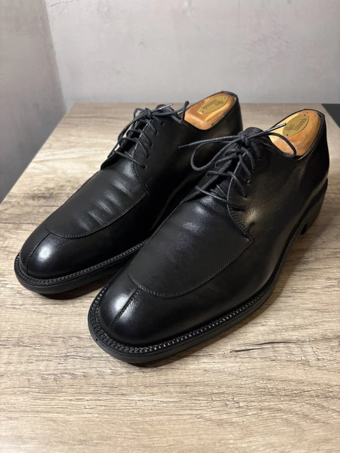 SALVATORE FERRAGAMO LAVORAZIONE Leather Monk-Strap Shoes  display picture 3
