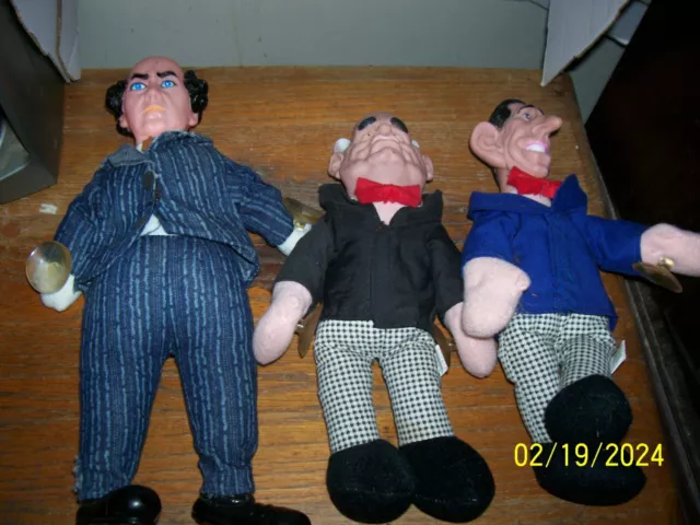 (3) Political Window Dolls from the 80's Prince Charles, Gorbachav, and ?