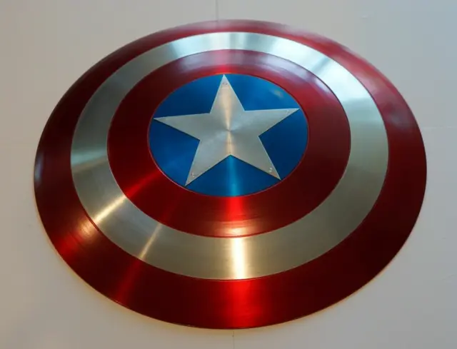 Captain America Shield - Metal Prop Replica - Screen Accurate - 1:1 Scale Shield