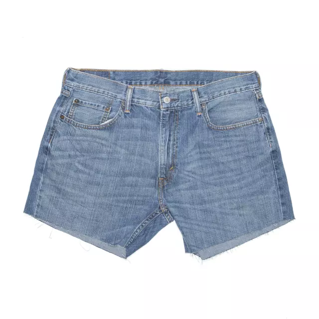 LEVI'S 559 Blue Regular Cut-Off Shorts Womens L W36