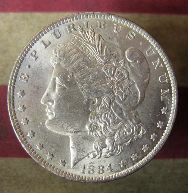 1884-O Morgan Silver Dollar $ appears Uncirculated