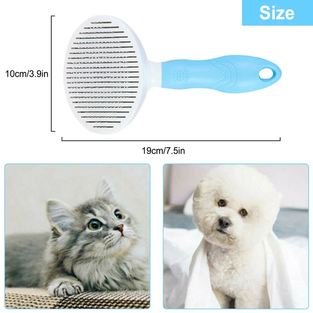 Pet Dog Cat Hair Remover Comb Needle Grooming Massage Deshedding Cleaning Brush 7