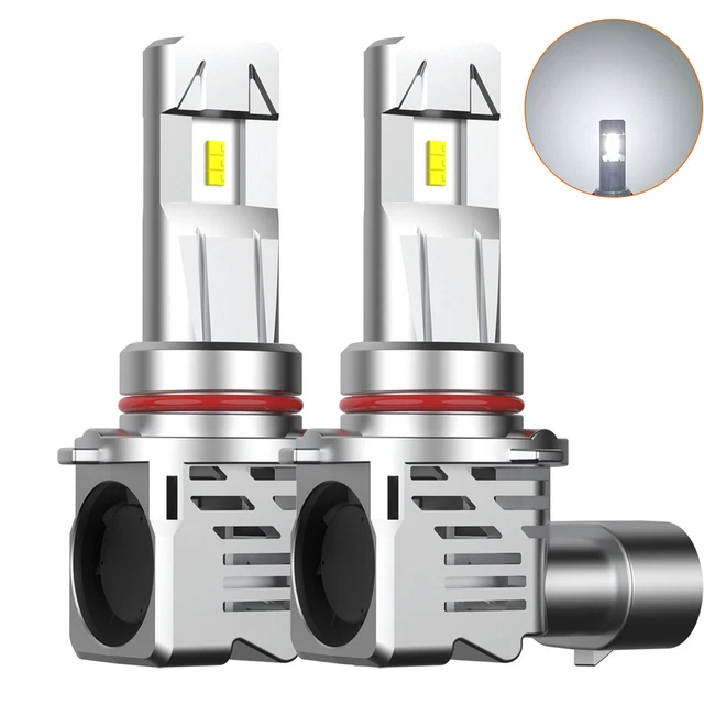 2x AUXITO 9005 LED Headlight Fog Driving DRL Bulb Kit 6500K White 1500W 225000LM