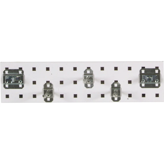 Triton LocBoard Tool Pegboard Strip Kit - 18in.L x 4 1/5in.W, Model# LBS18T-WHT