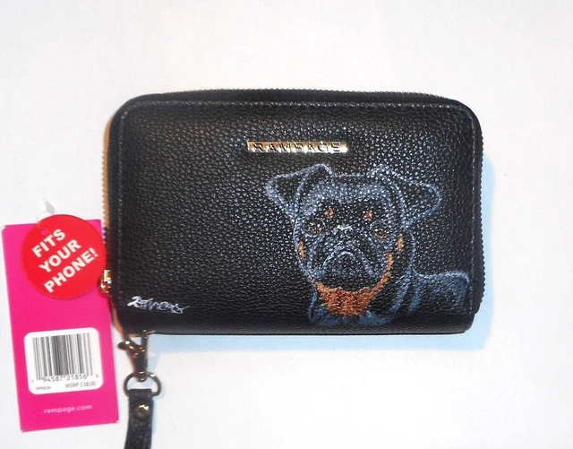 Brussels Griffon Petit Brabancon dog Wallet Hand Painted Vegan Leather Unisex