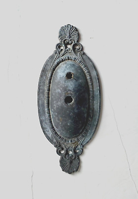 Vintage Cast Metal Wall Sconce Lamp Back Plate Mount Victorian Shabby Chic