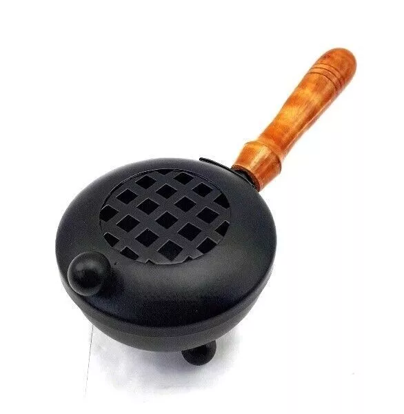 RSGL Metal Charcoal Incense Bakhoor , Sambrani Dhoop, Guggal, Resin Burner