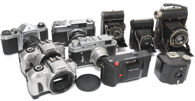 10 x Vintage camera divers for Collectors and Tinkers collectors - NOTTESTED