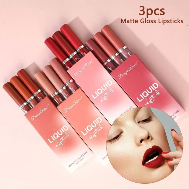 Estera labial brillante lápices labiales mujer lápiz labial terciopelo labios vidrio