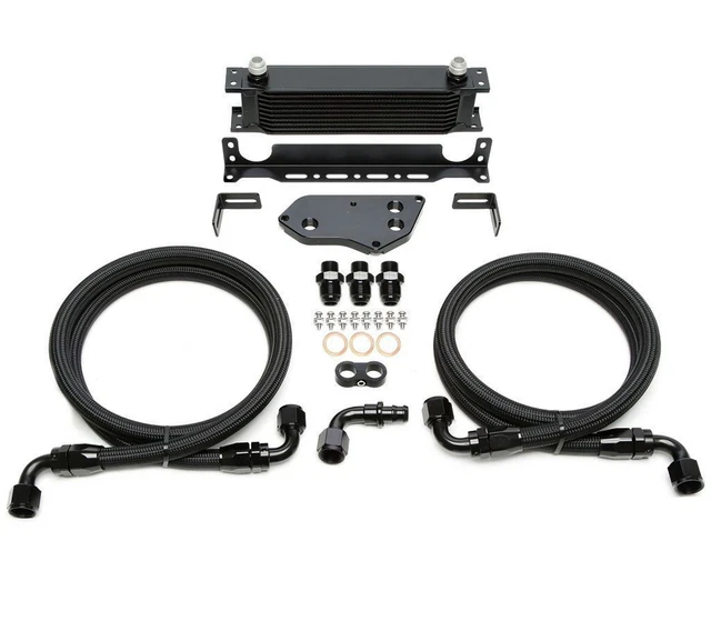 Kit radiatore olio alluminio TA Technix 9 nervature per BMW Serie 1 2 Serie 3 Serie 4