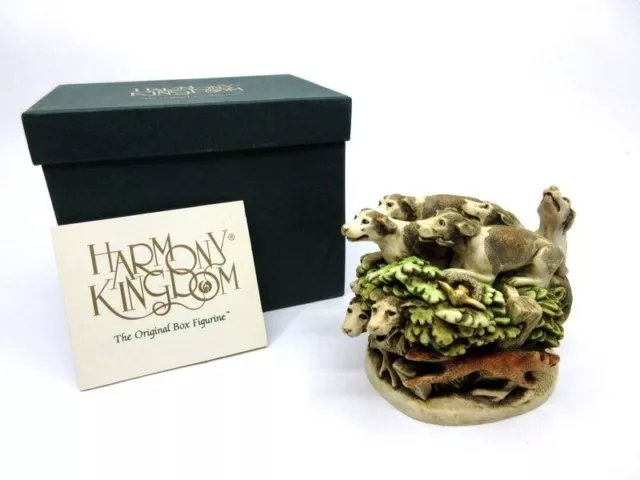 Harmony Kingdom Treasure Jests Tally Ho! Edition 1 Trinket Box Fox Hunt TJLFH