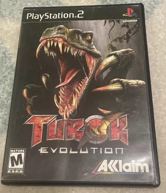 PS2 Turok: Evolution (Sony PlayStation 2, 2002) PS2 Video Game