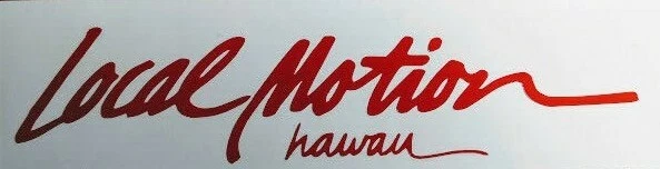 thumbnail image 2 of Local Motion Hawaii Surf Sticker Decal - Vintage Classic Brand Old School 8" Wide 2 of 6