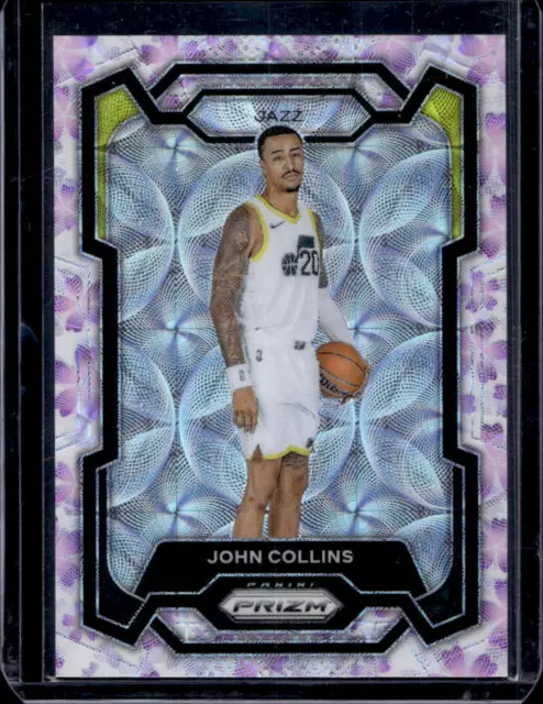 2023-24 Panini Prizm John Collins Choice Cherry Blossoms Prizm #11/20 Jazz