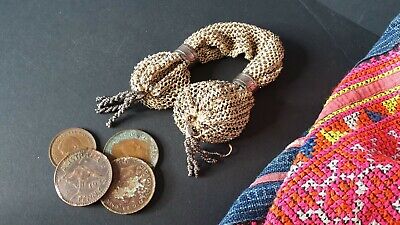 Old Victorian Coin Purse with Old Australian Coins …beautiful collection set