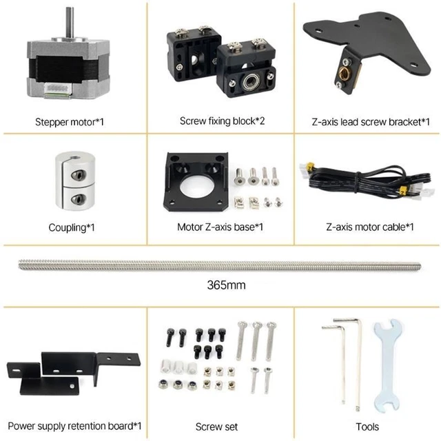Dual Z Axis Upgrade Kit with Lead Screw Stepper Motor for  3/Ender 3S