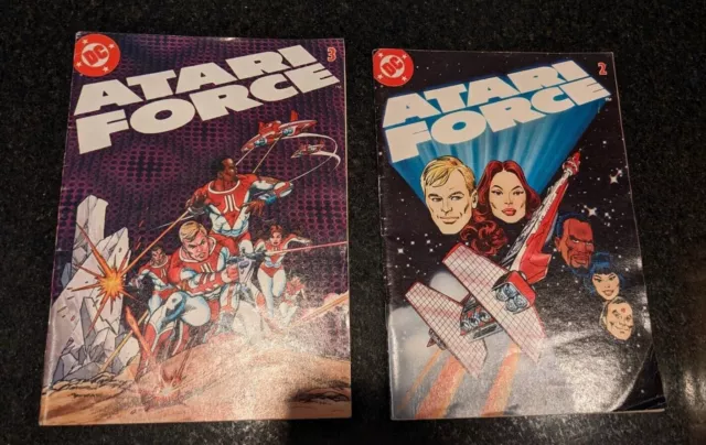 DC Atari Force #2 & 3 Mini-Comic 1982 DC Comics Inc.