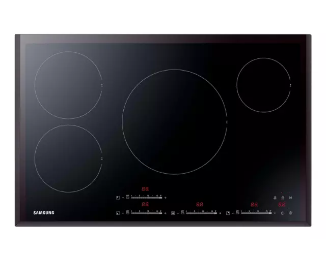 B-Ware - Samsung NZ84F7NB6AB/EG Induktionskochfeld Schwarz