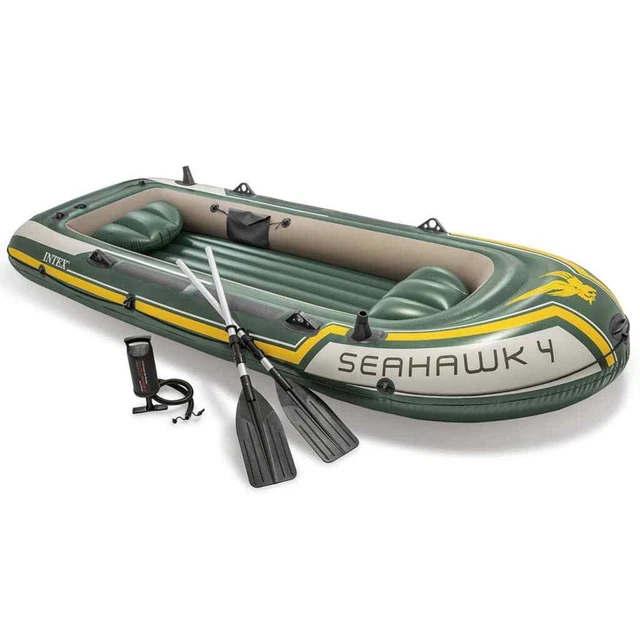 Set Bateau Gonflable Pneumatique avec Rames et Pompe Multi-modèle INTEX