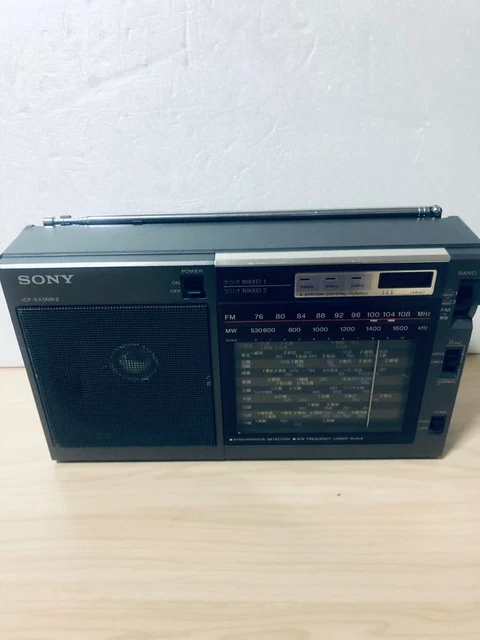 SONY PORTABLE RADIO Nikkei ICF-EX5MK2 FM AM Analog Tunning Japan