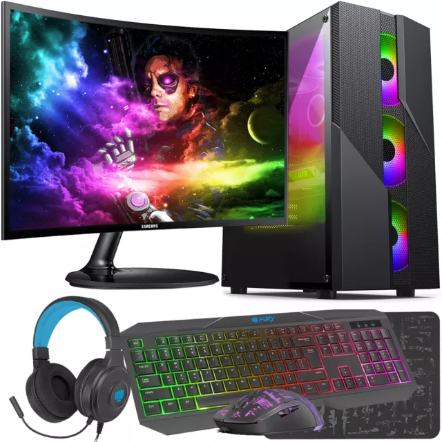 For Games I7 Rtx 3050 16Gb Ssd 1Tb +Monitor +Free New