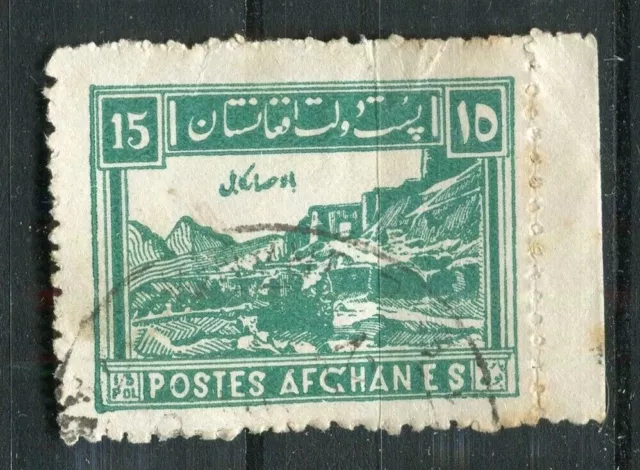 AFGHANISTAN; 1930s early pictorial issue used 15p. value